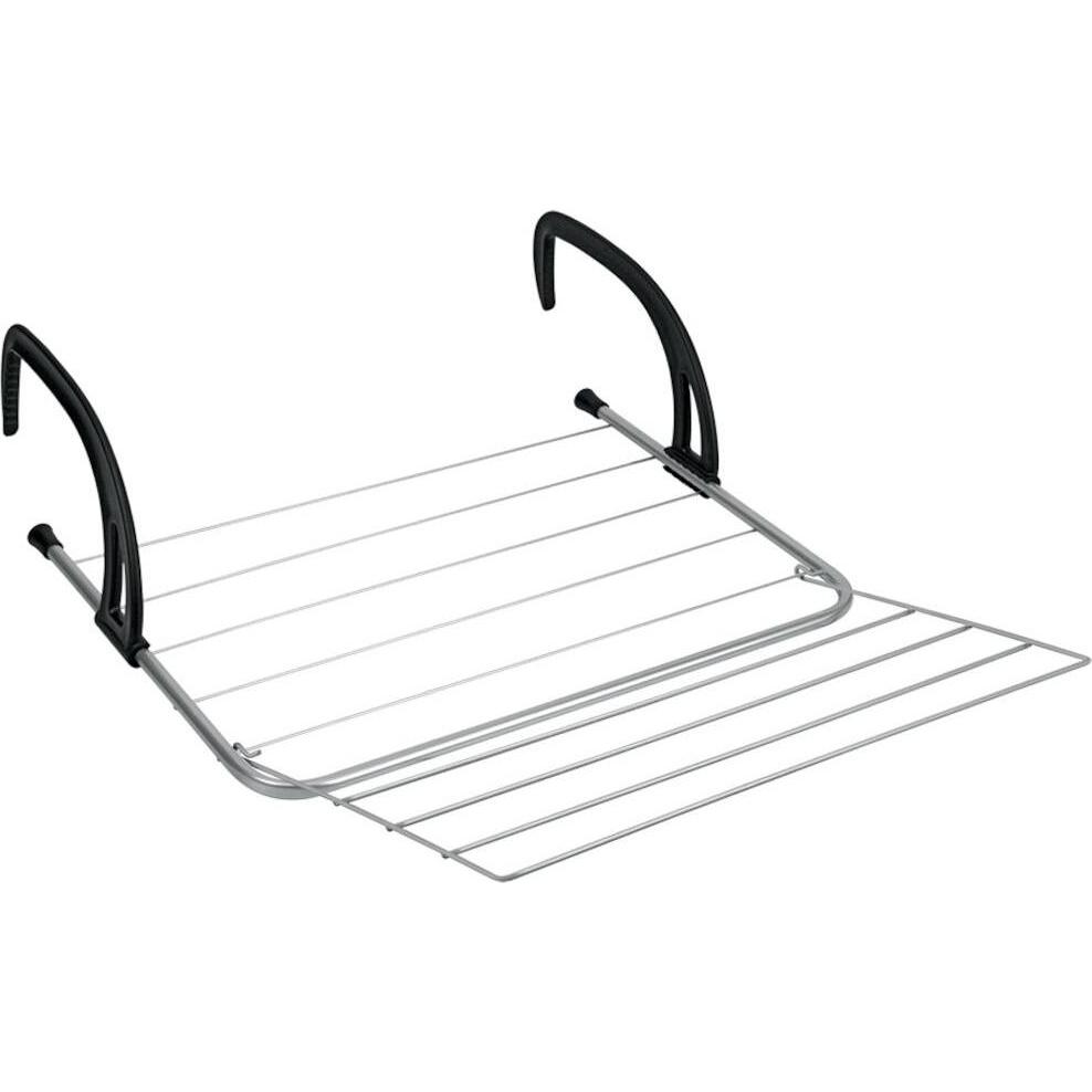 Metaltex Balkon-Wäschetrockner Seram, Wäscheständer, Schwarz