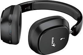 Produktbild Genius HS-820BT Kophörer mit Mikrofon, schnurlos, schwarz, bluetooth (Kabellos)