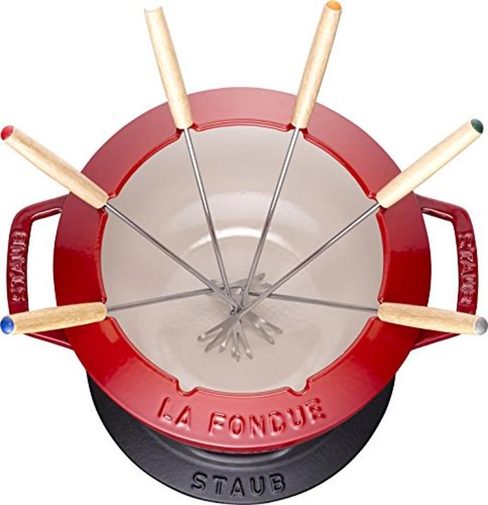 Productafbeelding Staub Fonduestel kersenrood (Bourgondische fondue, Kaasfondue)
