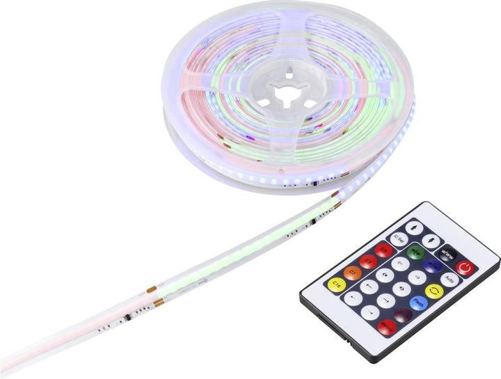 Actual product image Sygonix SY-5773494 LED light strip with plug 230 V 5000 mm RGB 1 pc. (RGB, 500 cm, Indoor)