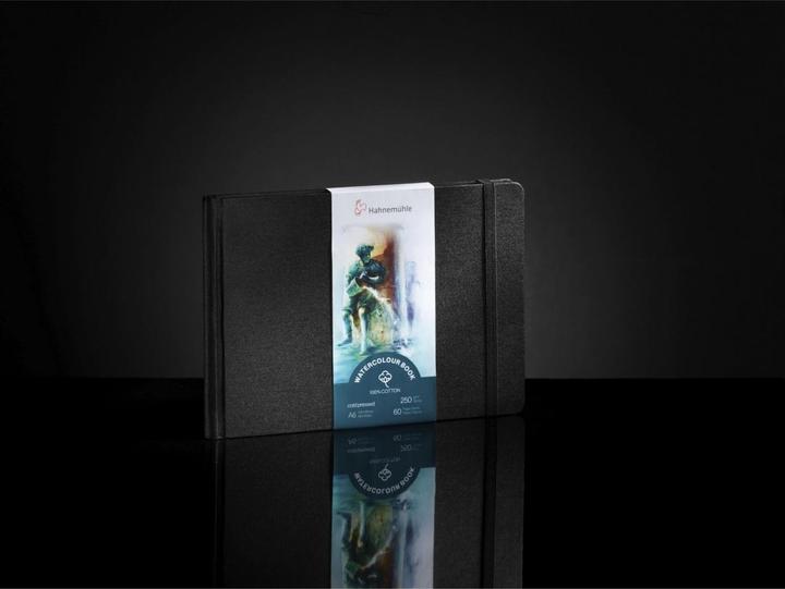 Actual product image Hahnemühle Skizzenbuch Watercolour Book 100% Cotton (A6, Plain, Hardcover)