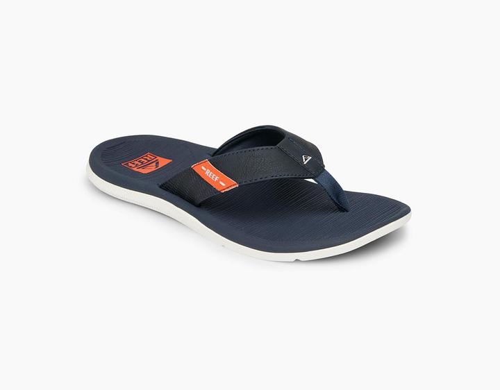 Produktbild Reef SANTA ANA NAVY/WHITE/ORANGE Heren Slippers - navy/white/orange (43)