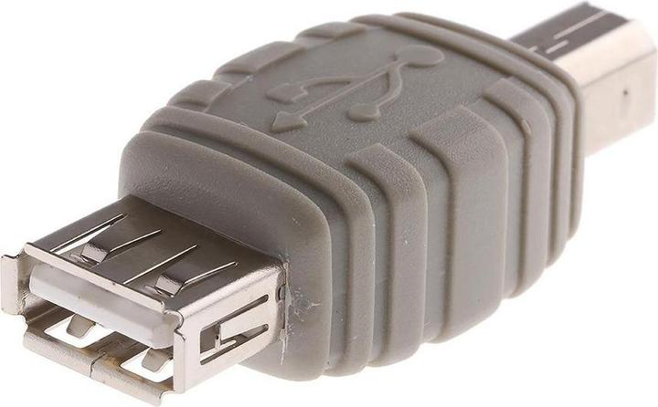 RS PRO Adaptateur interchangeable USB A(F) - USB B(M) (USB 2.0, 7.20 cm)
