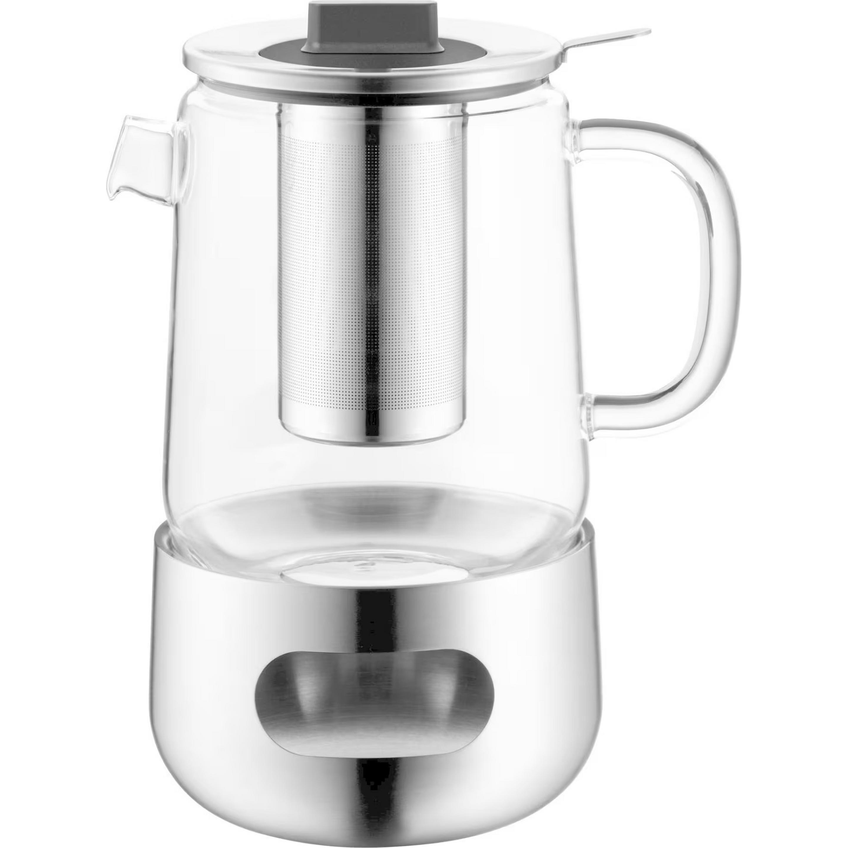 WMF, Teekanne, Teeset Teekanne mit Stövchen und Siebeinsatz 3tlg Glaskanne 1,3l SensiTea (1.30 l)