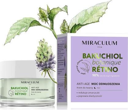 Productafbeelding MIRACULUM Bakuchiol Botanique Retino Voedende Crème - verjongende kracht 50ml (50 ml, Nachtcrème)