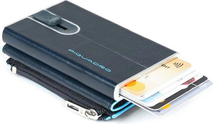 Produktbild Piquadro Blue Square - Compact Wallet für Scheine und Kreditkarten