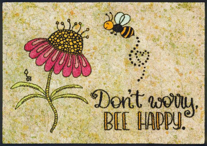 Produktbild Wash + Dry Fussmatte 60x85 cm Bee Happy (60 x 85 cm)