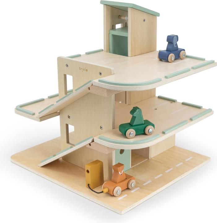Trixie Baby Wooden car park
