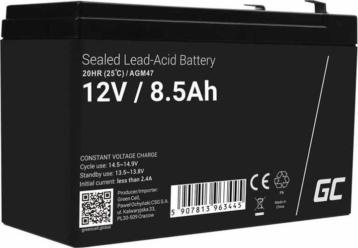 Actual product image GreenCell AGM Battery 12V 44Ah - Battery - 44,000 mAh (12 V, 44 Ah)