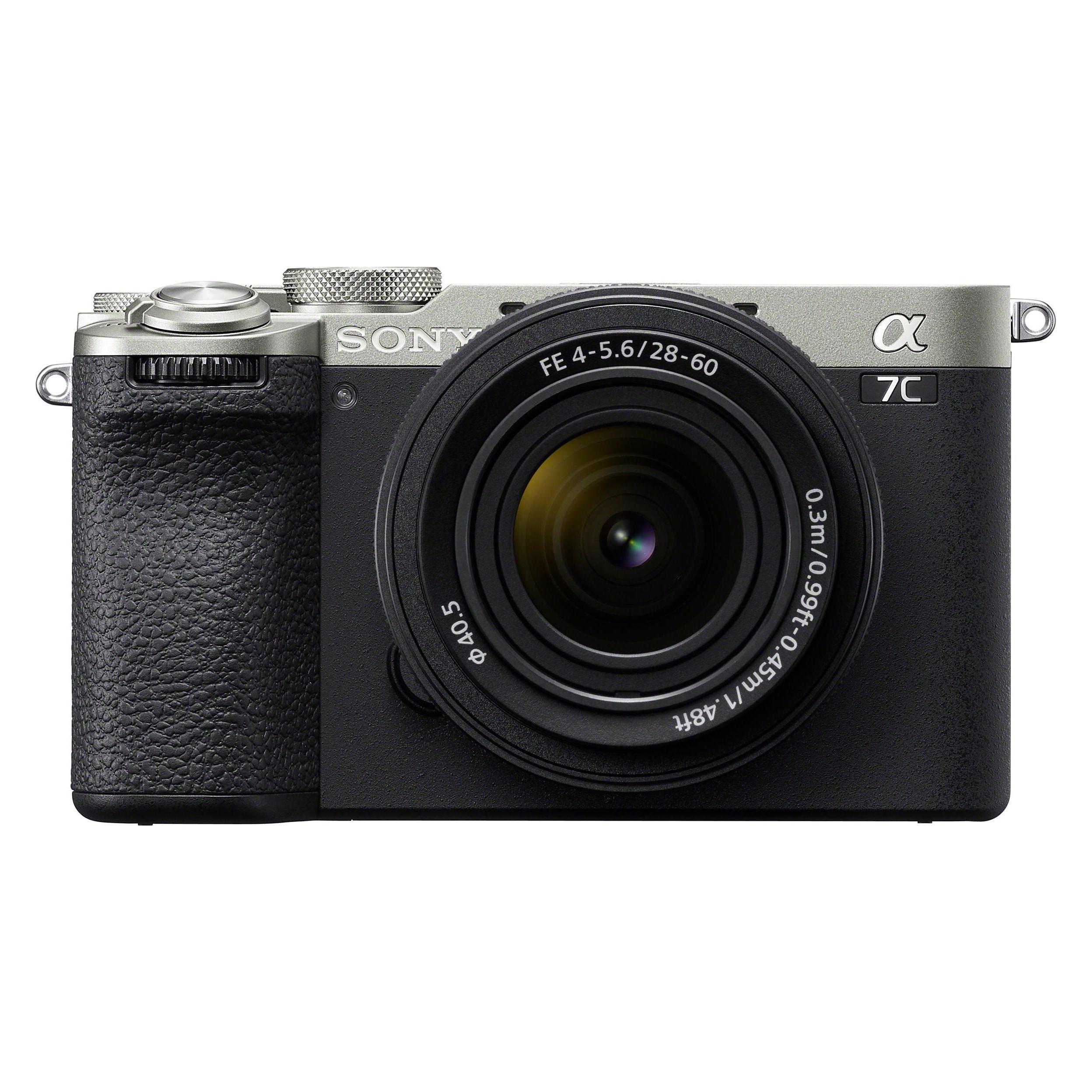 Sony Alpha 7CII (28 - 60 mm, 33 Mpx, Vollformat), Kamera, Silber
