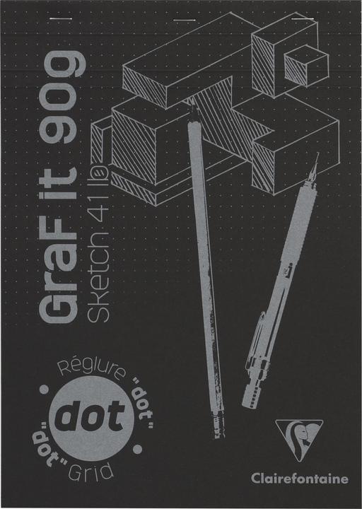 Actual product image Clairefontaine GraFiT (A4, Checked)