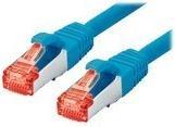 Produktbild Tecline Patchkabel S-STP (PIMF), Cat 6, blau, 3.0 m Patchkabel mit besonders schmalem Knickschutz (S/FTP, CAT5e, 3 m)