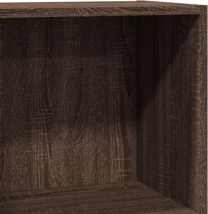 Produktbild vidaXL Bücherregal Regal Standregal Büroregal Aktenregal Braun Eichen-Optik (40 x 24 x 76 cm)