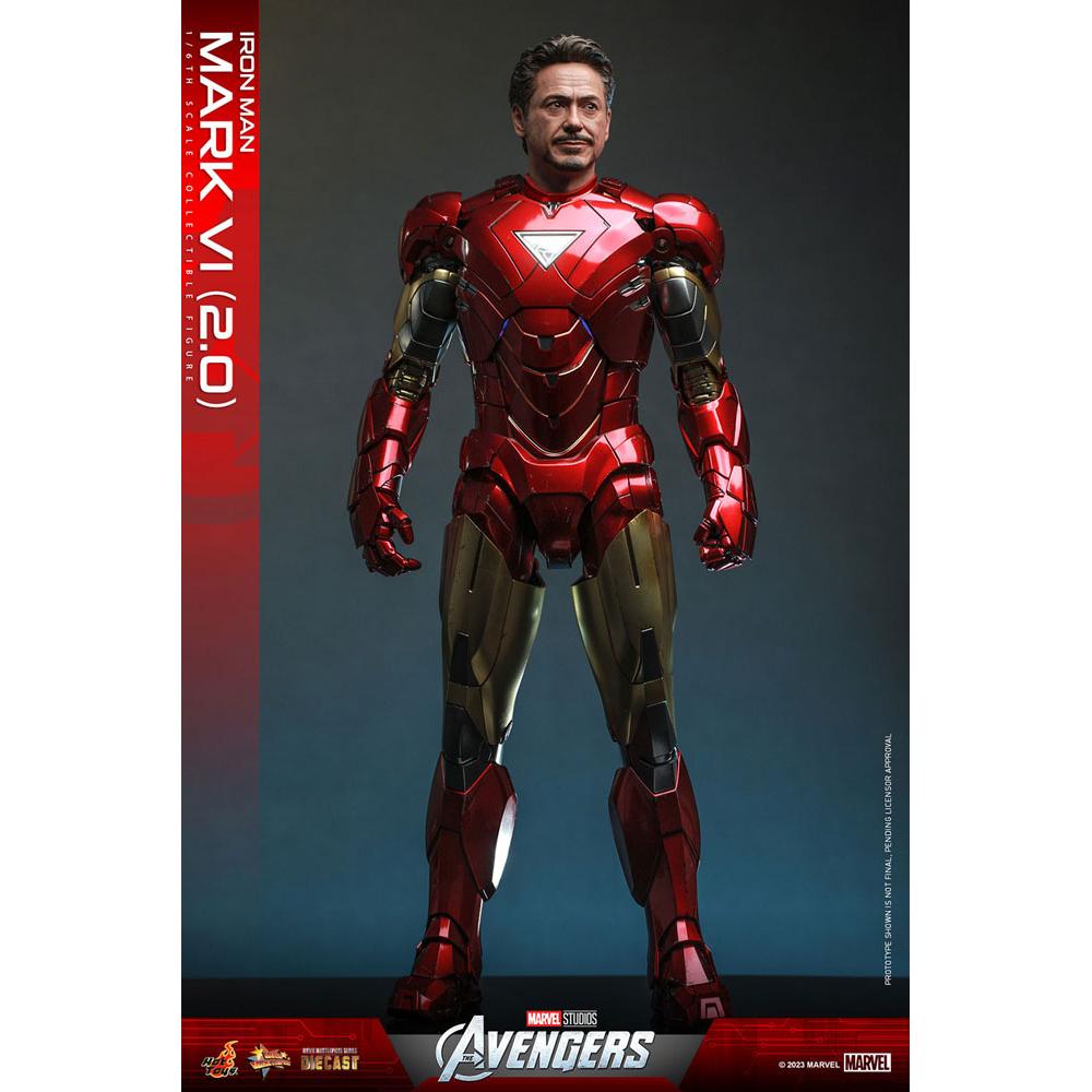 Thumbnail - Hot Toys Marvel's - The Avengers "Iron Man Mark VI (2.0)" 1/6 Diecast Actionfigur 1/6