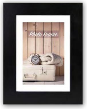 Actual product image ZEP Picture Frame V21461 Nelson 1 Black 10x15 cm (10 x 15 cm)