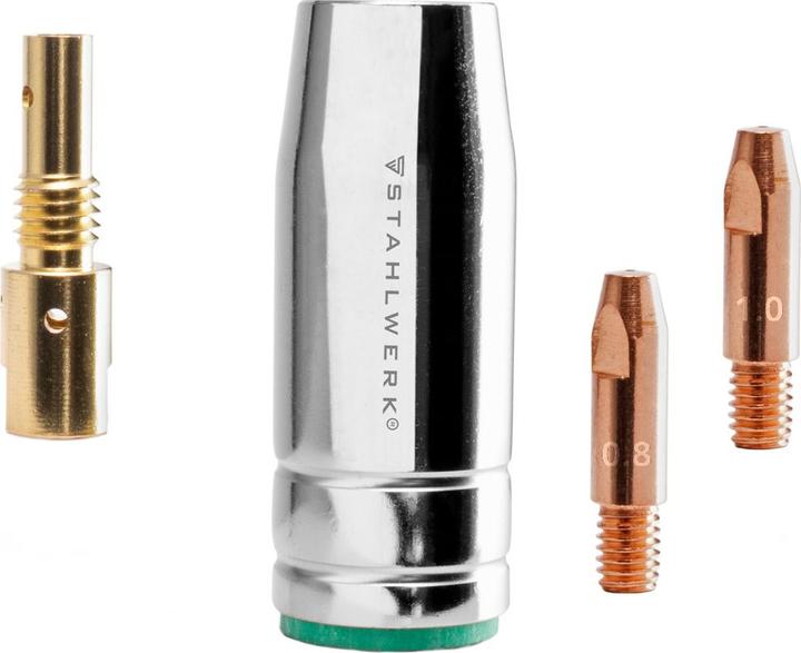 Produktbild Stahlwerk Verschleissteile MIG MAG 28 Teile für Schweissbrenner 25AK/MB25