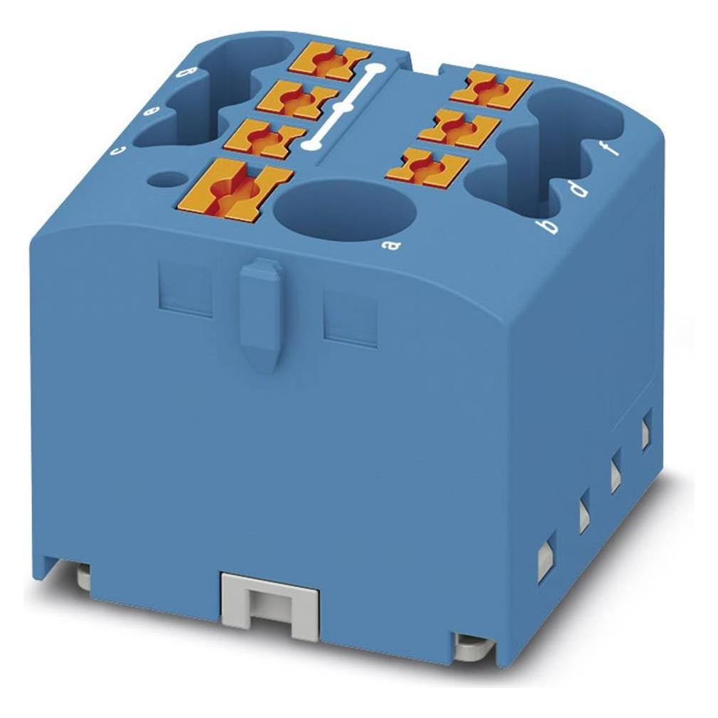 Phoenix Contact Verteilblock Klemme, Elektronikkabel + Stecker, Blau