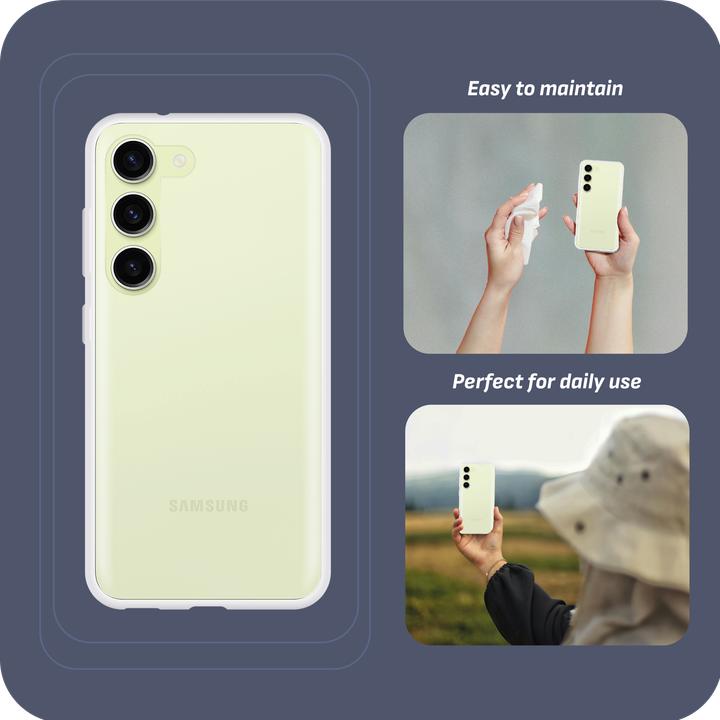 Produktbild Cazy Silikon Hülle Kompatibel mit Samsung Galaxy S23 - Soft TPU Schutz - Transparant (Samsung Galaxy S23)