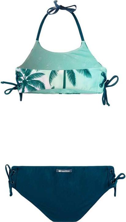 Actual product image Aquawave Girls Hali Palm Bikini Set (128)