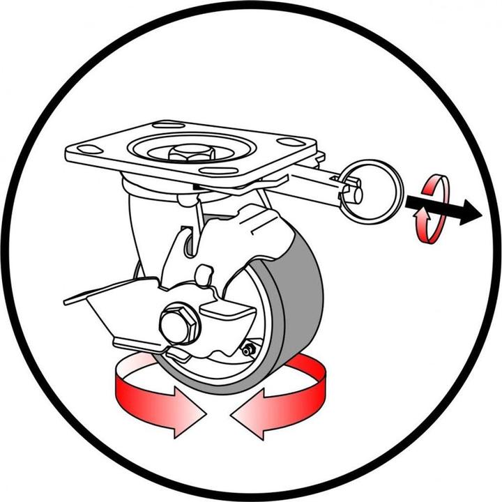 Produktbild Wagner System Schwerlast-Lenkrollen