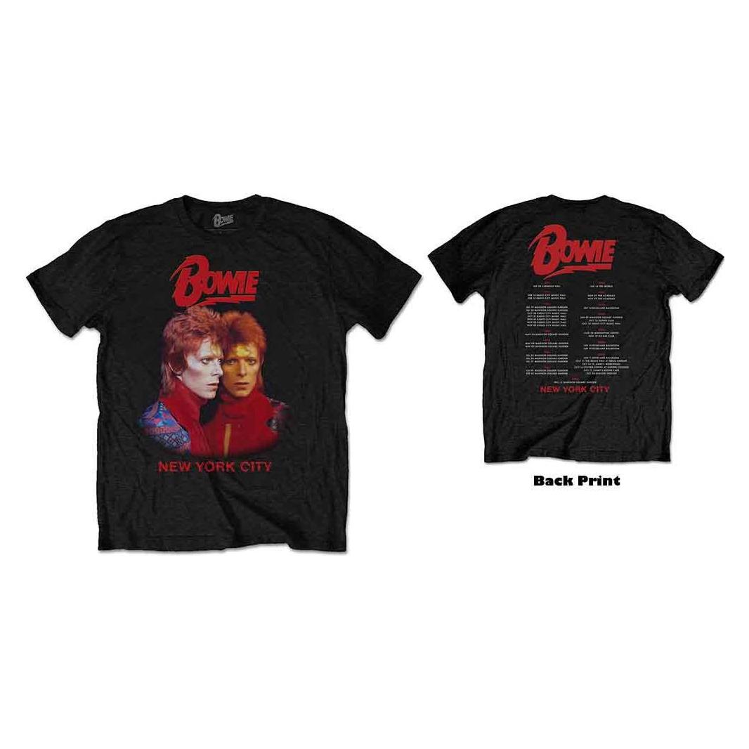 David Bowie, Herren, Shirts, New York City, Schwarz, (Xxl)
