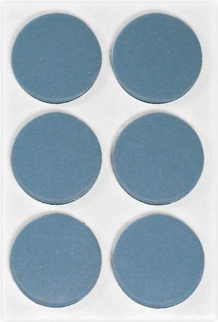 BestaPac Möbelgleiter Teflon selbstklebend 17mm (Kunststoffgleiter, 16 Stück)