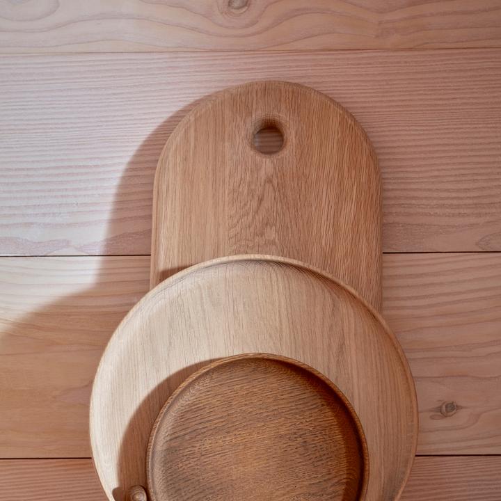 Actual product image OYOY Living Serving tray Inka ø30 x 4.7 cm, Nature