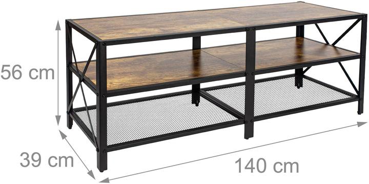 Produktbild Relaxdays TV-Lowboard (140 x 39 x 52 cm)