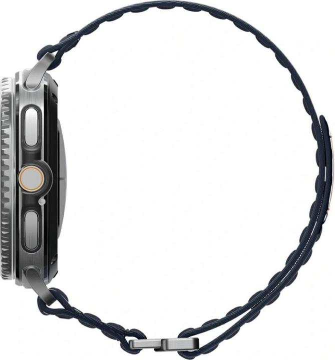 Actual product image Spigen - WBF0 - Samsung Galaxy Watch8 40mm/Watch8 44mm/Watch8 Classic - Navy (20 mm, 22 mm, Fabric, Nylon)