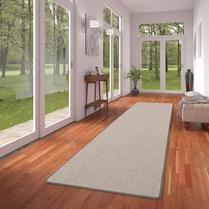 Produktbild Snapstyle Natur Teppich Läufer Wolle Berber (80 x 160 cm)