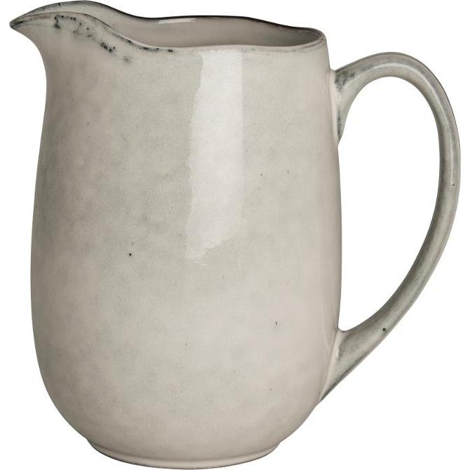 Thumbnail - Broste Copenhagen, Milchkanne, Nordic Large Milk Jug, Stoneware - Sand (1 l)