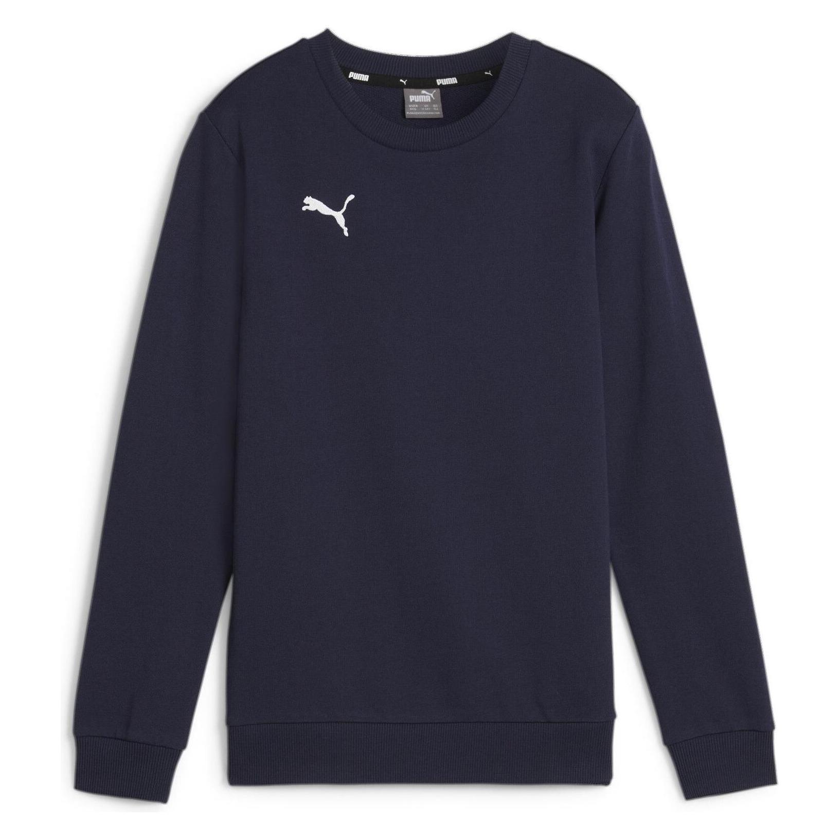 Puma, Jongens, Springer, TeamGOAL Casuals Crew Neck Sweat Jr, Blauw, (140)