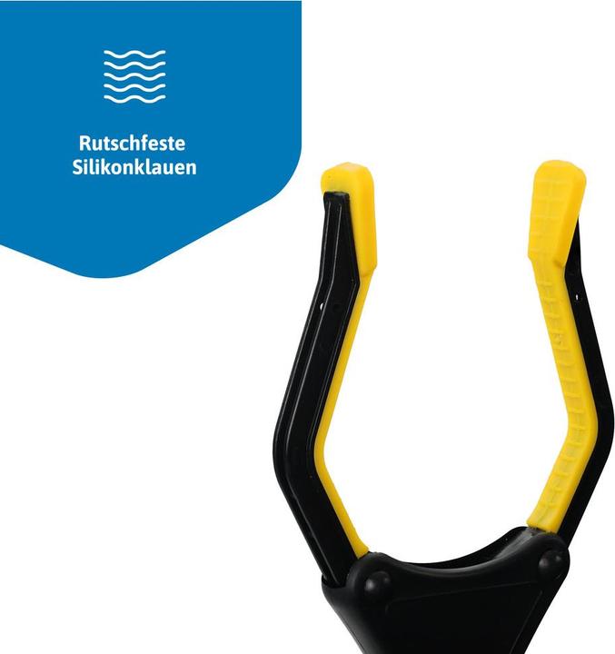 Actual product image Blosta Grabber tongs grabber yellow foldable 81/42cm grabber for seniors, rubbish grabber