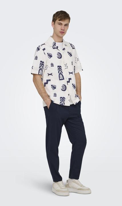 Immagine prodotto Only & Sons ONSWHITE Hawaii-Hemd Hawaii-Hemd (L)