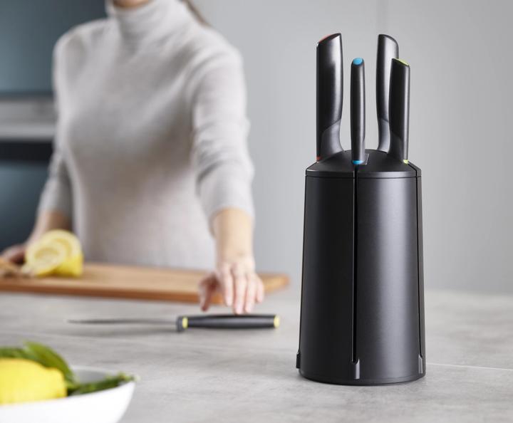 Actual product image Joseph Joseph Knife block 5-pcs. ELEVATE KARUSSELL Black