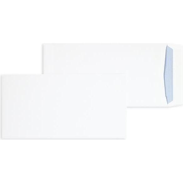 Thumbnail - Blanke, Versandtasche + Luftpolstertasche, Versandtaschen 121x235mm 100g/qm selbstklebend VE=500 Stück weiss (500 x)