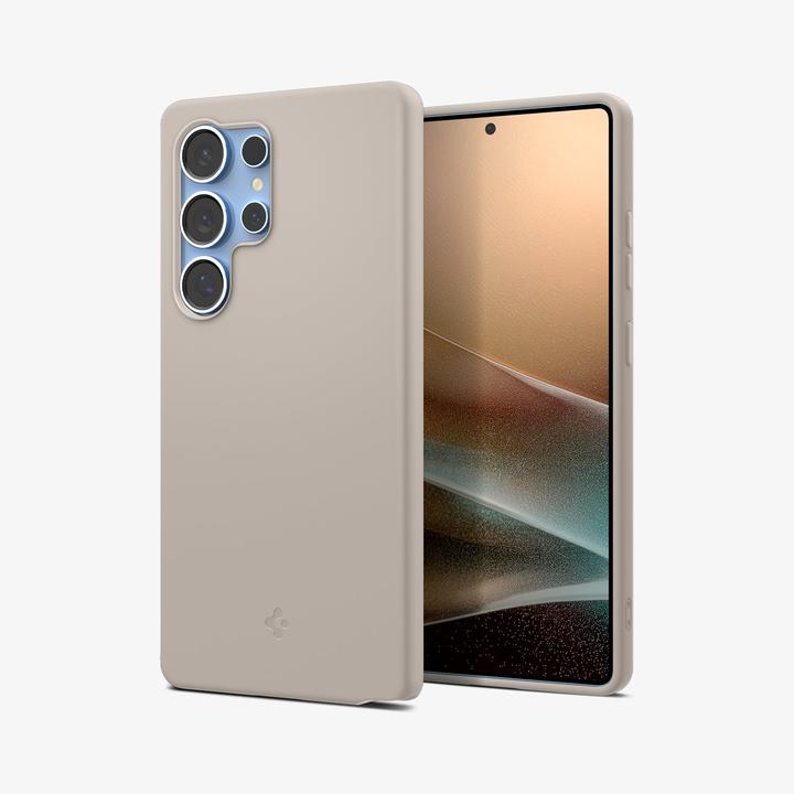 Actual product image Spigen Silicone Fit Mag case for Samsung Galaxy S25Ultra - titanium (Samsung Galaxy S25 Ultra)