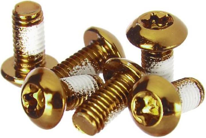 Clarks Bremsscheibenschrauben anodisiert 6 Stück