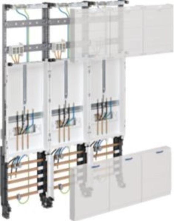 Actual product image Hager Complete bay universZ 3ZP 3 bay version NRW SH MV Nsachsen EONMitte