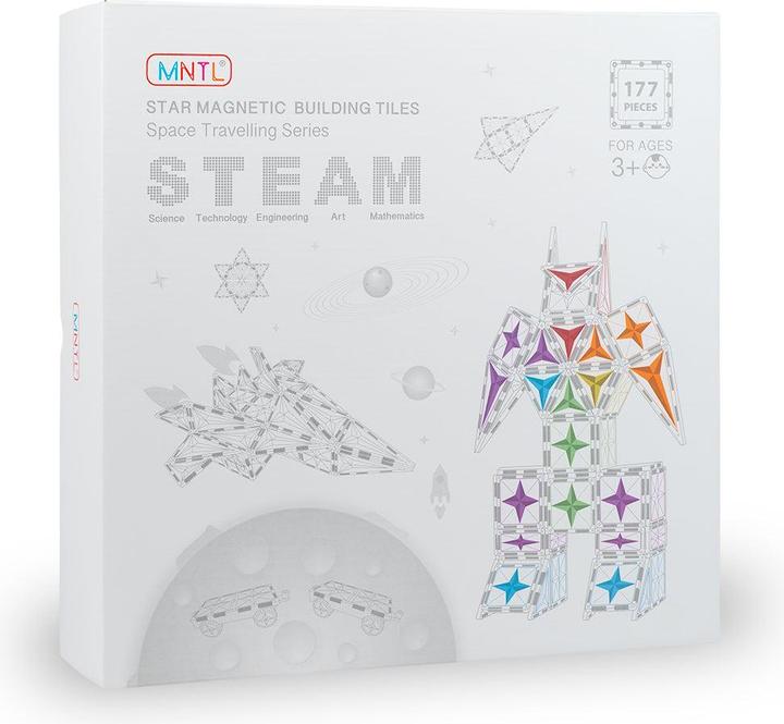 Image du produit Mntl Magnetic Tiles Mega Pastell Pack