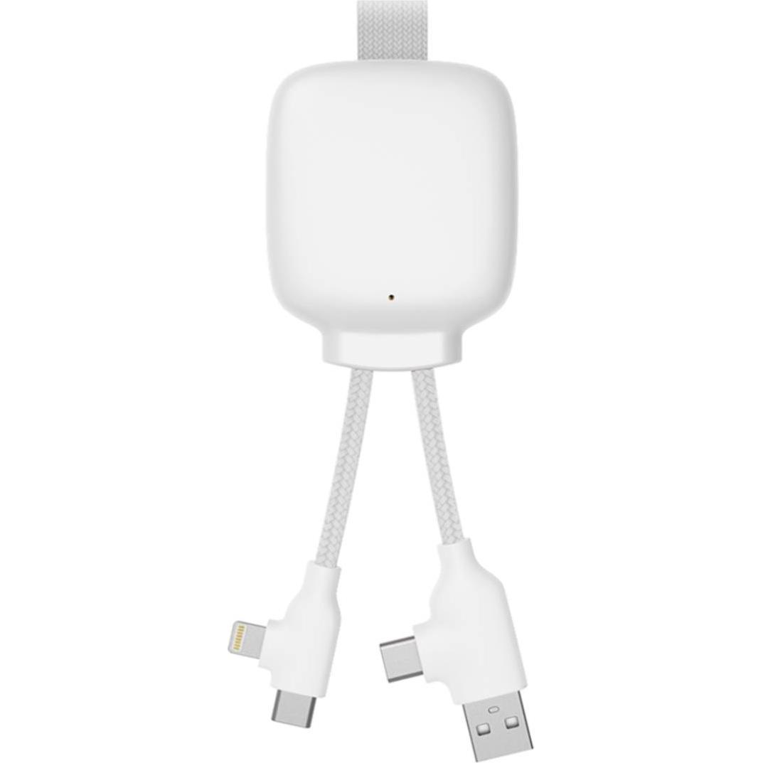 Xoopar 3000mAh (3000 mAh), Powerbank, Weiss