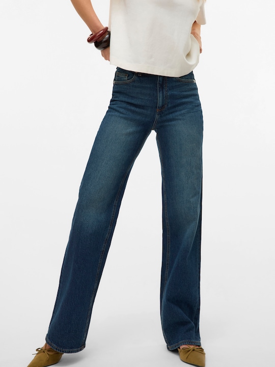 Produktbild Vero Moda VMTESSA Hohe Taille Weiter Beinschnitt Jeans Weit geschnitten (W30/L34)