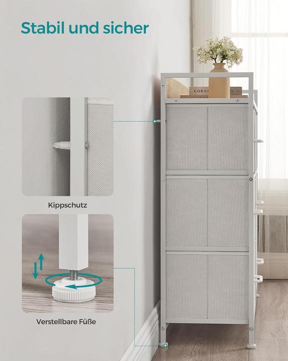 Image du produit Songmics Commode (98 x 28.50 x 85 cm)