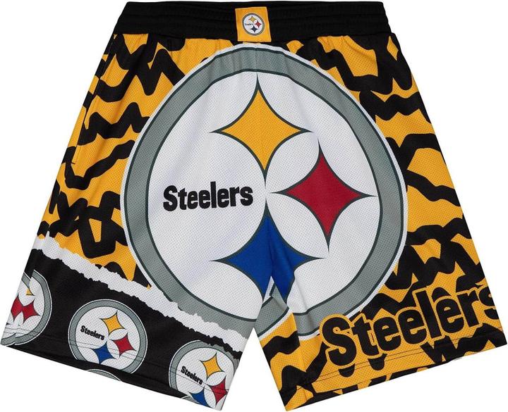 Actual product image Mitchell & Ness M&N Pittsburgh Steelers JUMBOTRON Basketball Shorts - S (S)