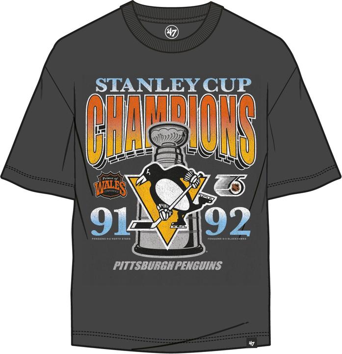 Actual product image EA Games '47 Graphic Dropo Shoulder Tee SR T-Shirt (M, Grau, Los Angeles) (S, M, L, XL)