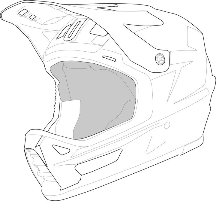 Image du produit iXS Trigger MX 1.0 Mips doublure de casque