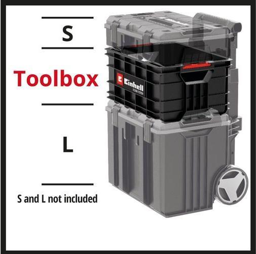 Actual product image Einhell Systemkoffer E-Case Werkzeugkiste