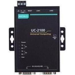 Moxa UC-2112-LX - Computer embedded compatto basato su RISC con processore da 1 GHz, 2 porte seriali, Barebone