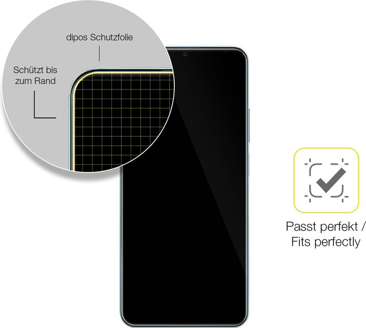 Produktbild Dipos 3D Full Cover Schutzfolie (1 Stück, Realme Note 50)