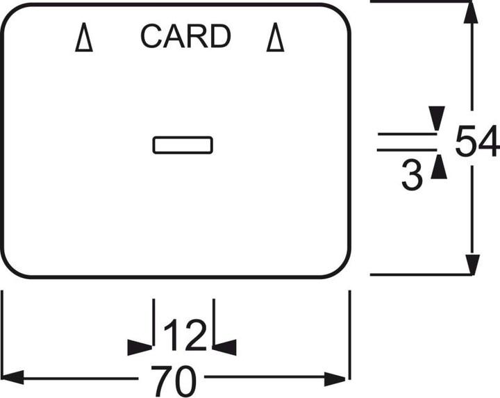 Produktbild Busch-Jaeger alpha nea Abdeckung für 1792-24G-101 Cardschalter alabaster/studioweiss